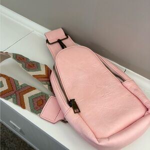 Pink Crossbody Bag